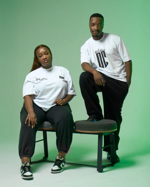 DC- White & Black Chest Size "DC" Print (DBN Signature)